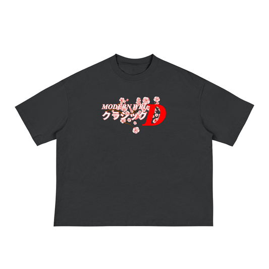 Cherry Blossom Boxy Black