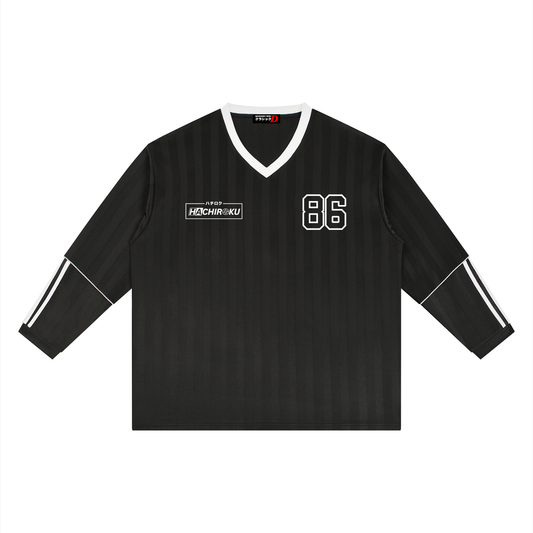 Black 86 Soccer Jersey