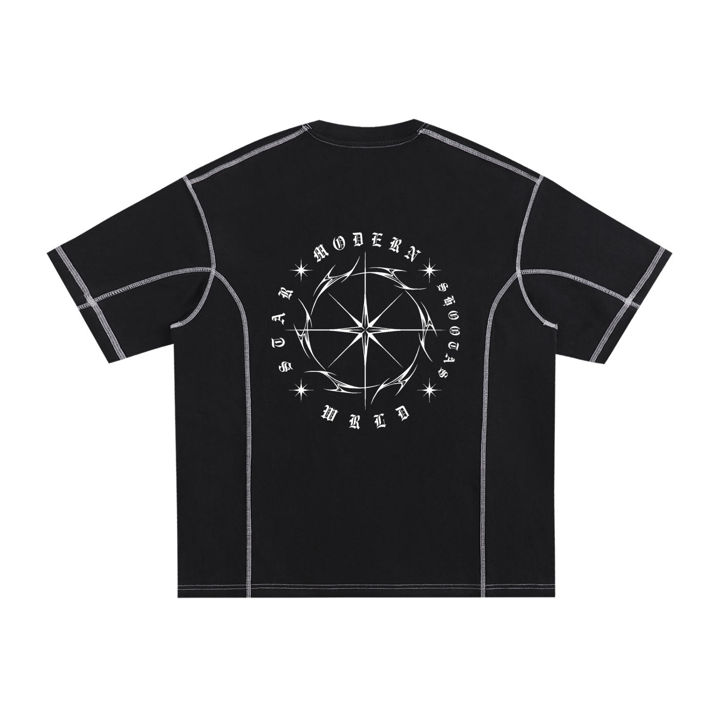 Contrast-Stitched T-Shirt