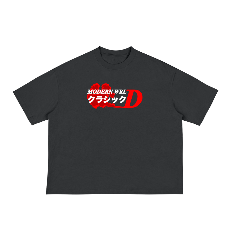 Black Smoke Loose Boxy Tee