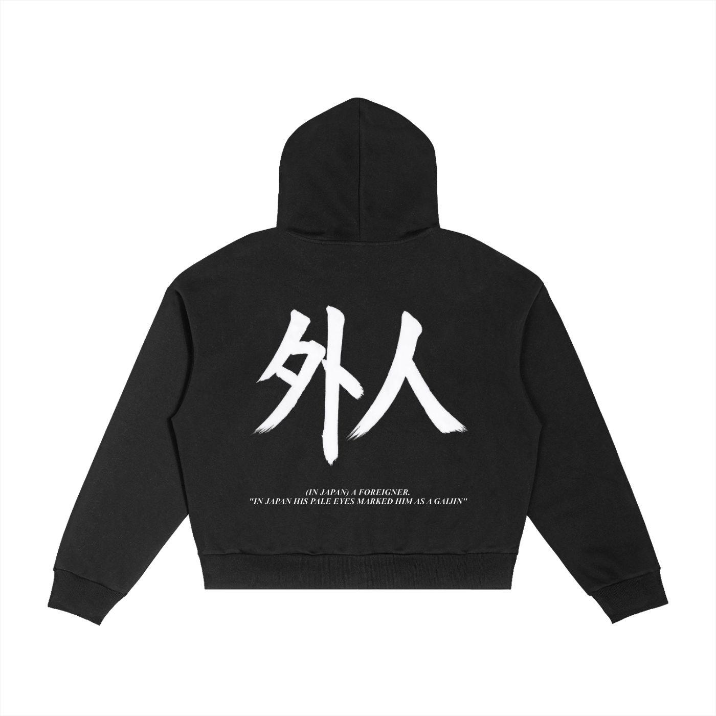 "Foreigner" Plaid Boxy Zip-Up