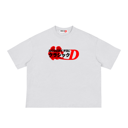 White Smoke Loose Boxy Tee