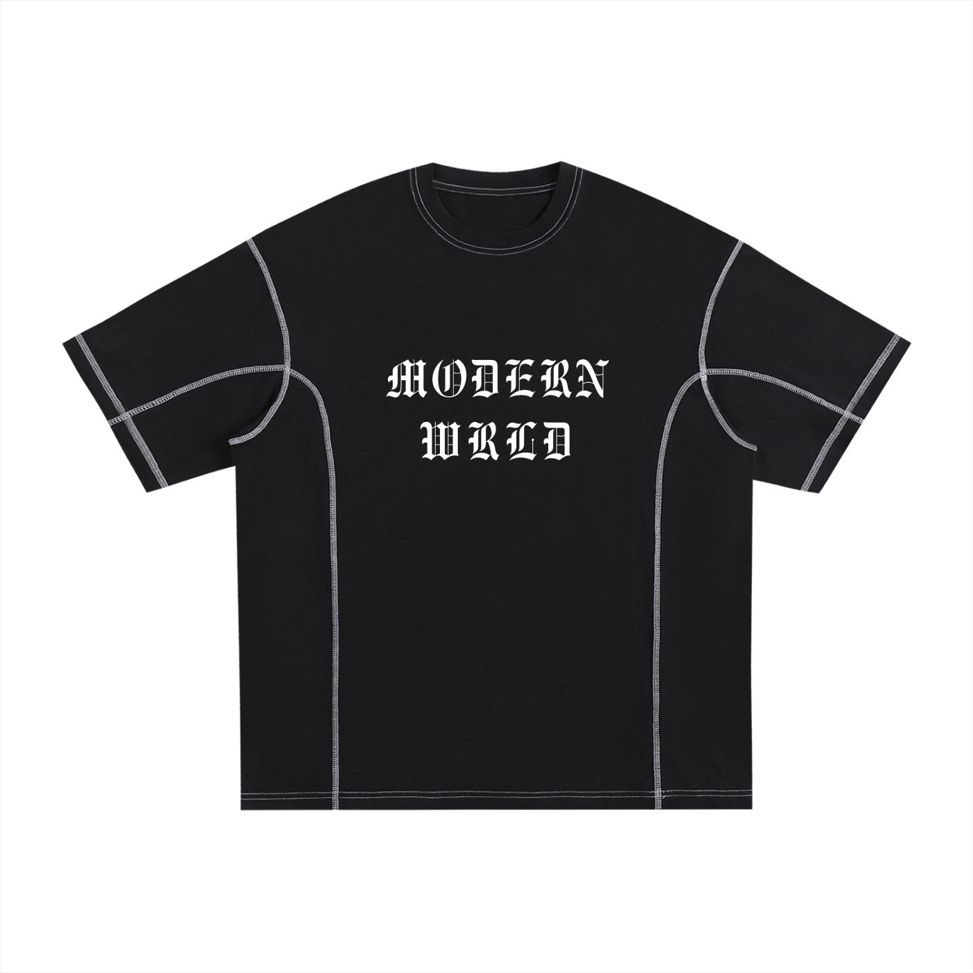 Contrast-Stitched T-Shirt