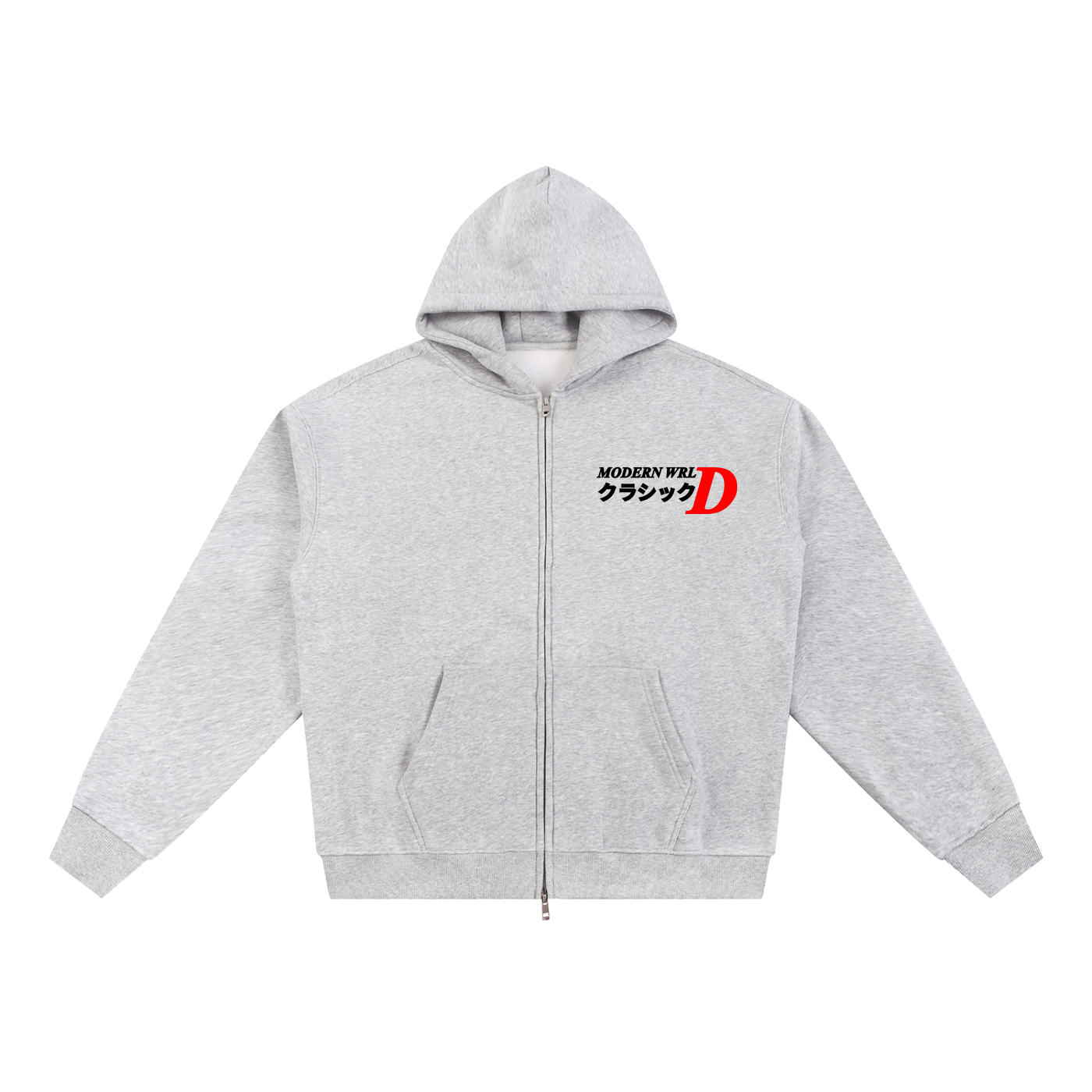 Classic Zip-Up Jacket White